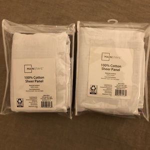 Cotton Sheer Curtains